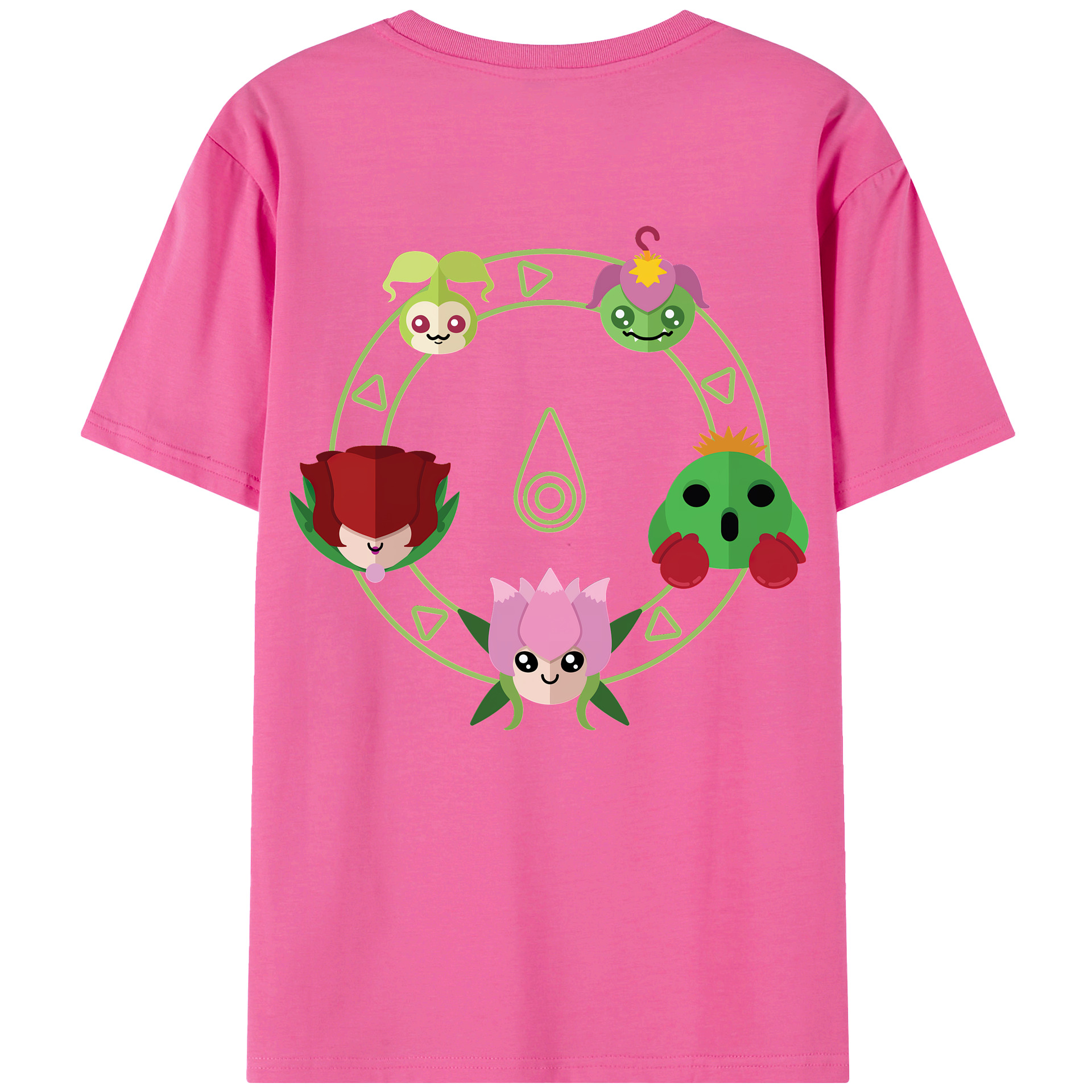 （画像用） Digimon デジタルモンスター/デジモン レディース半袖Tシャツ(バックプリント)